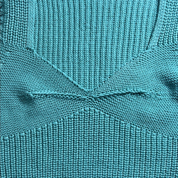 Z Supply Teal Knit Crop Top Size L - Picture 3 of 15